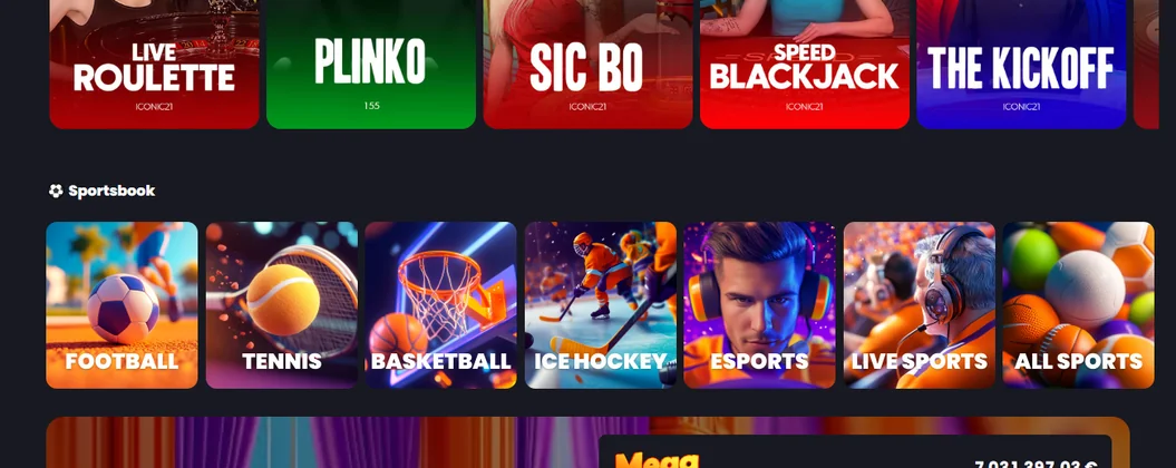 Speel live casinospellen