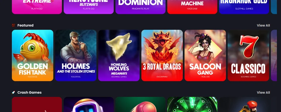 Browse nieuwe spellen